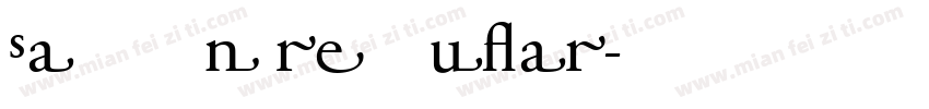 Sabon regular字体转换